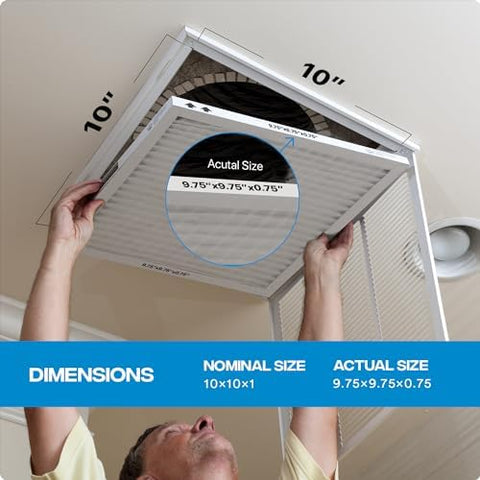 Simply filter captures dust, pollen, and pet dander for cleaner indoor air.