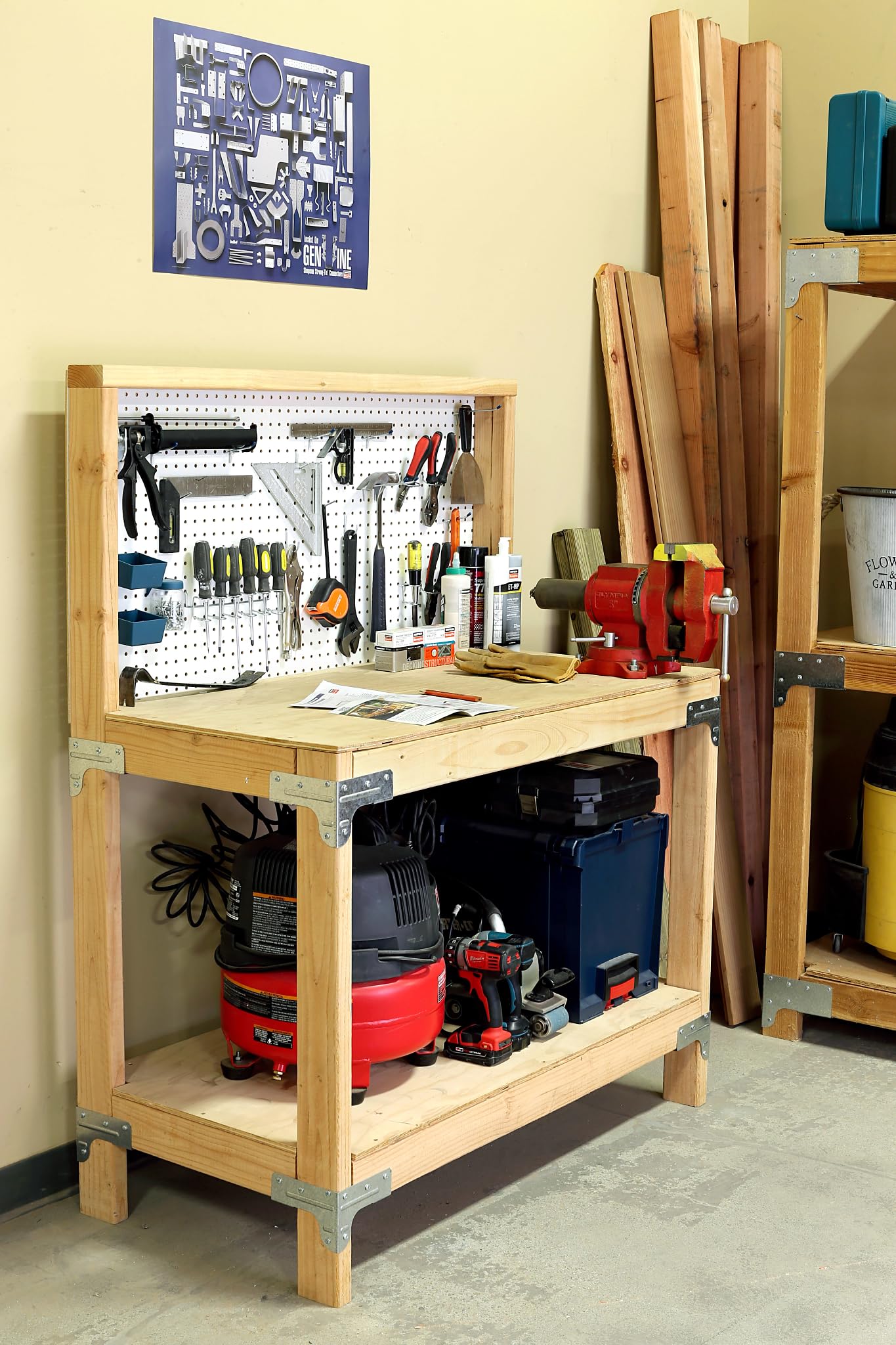 Simpson Strong-Tie WBSK shelving component with heavy-duty support