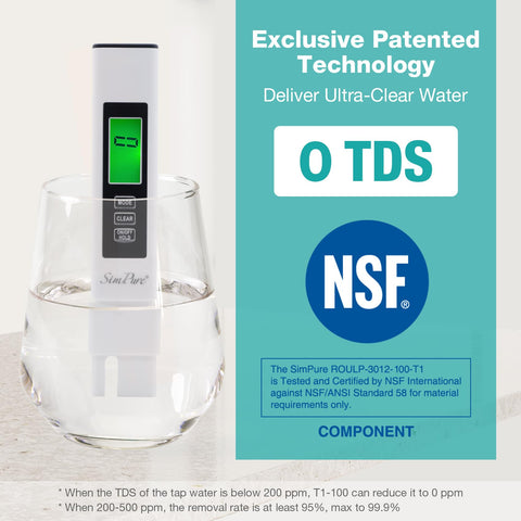 SimPure T1-100 storage tank provides ready filtered water
