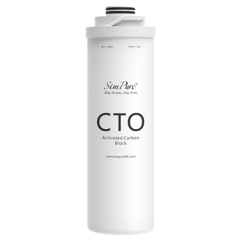 SimPure T1 CTO filter replacement ready in seconds for easy water purification at home