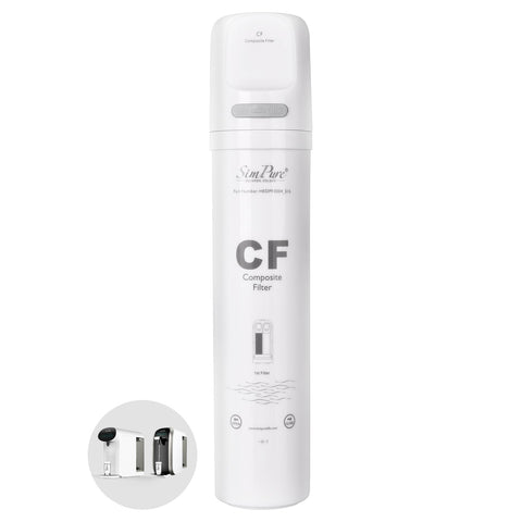 SimPure Y7/Y7P CF filter packaging highlighting easy replacement compatibility.