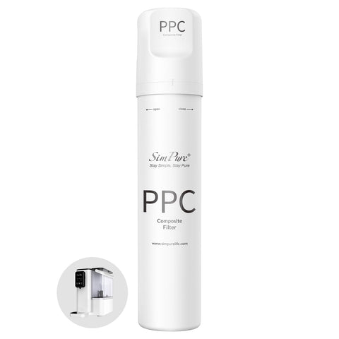 Simpure Y9 PPC replacement pack front view for clean-tasting water