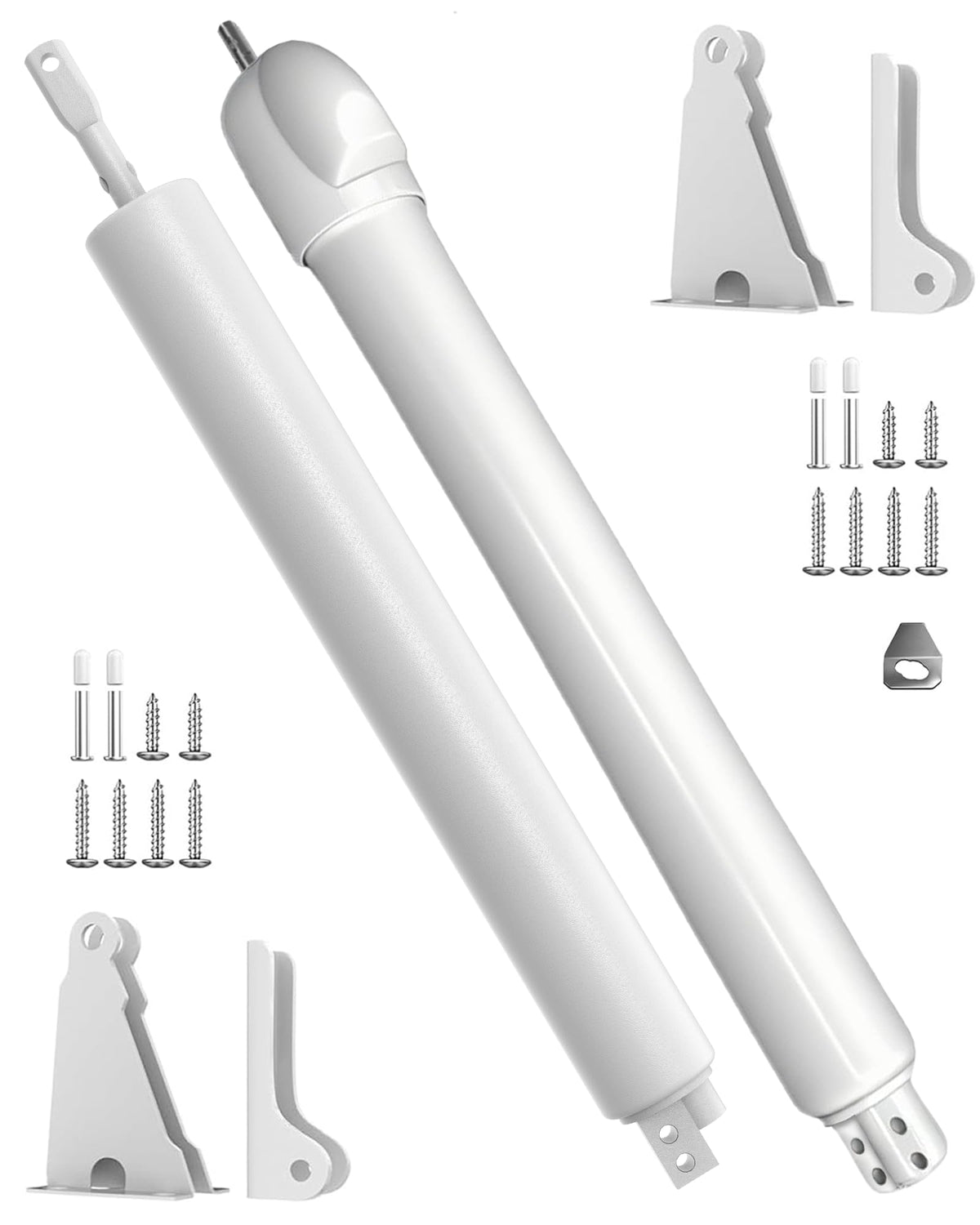 SimyVaid dual system screen door closer front view for heavy doors