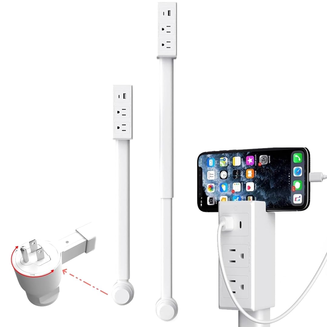 SINCE 1871 GÜLLÜOGLU outlet extender with rotating head for behind furniture.