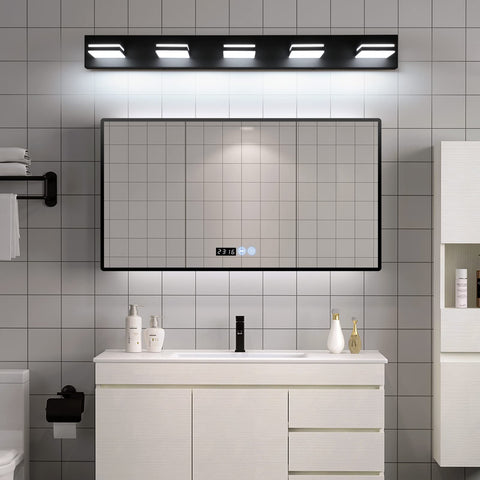 SineRise quick-install vanity light with sturdy mounting hardware