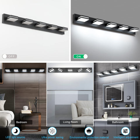 SineRise 40W LED cool white brightness for daily routines