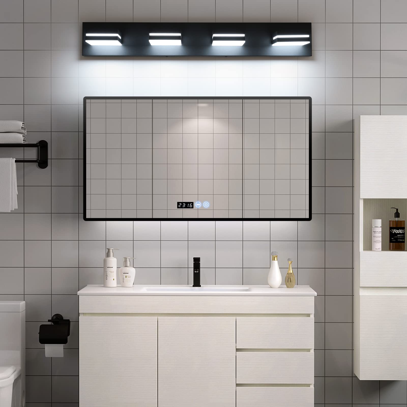 SineRise 32W LED saves energy while delivering bright, modern cool white glow.