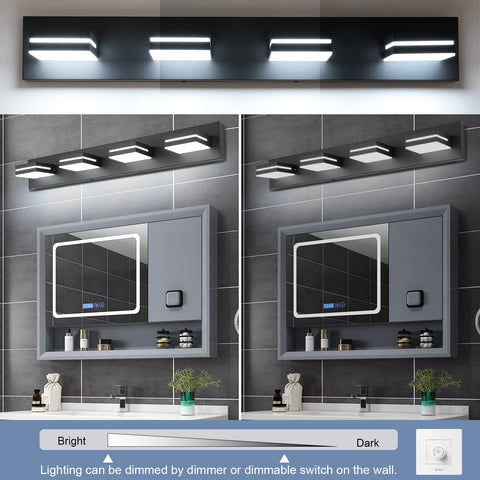 SineRise vanity light with rotatable joints for precise direction
