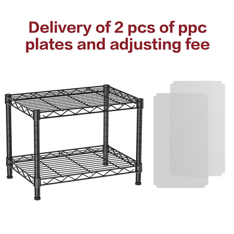 SINGAYE 2 small wire shelves laundry for compact folding and supplies.