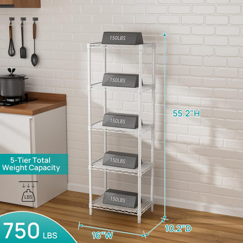 SINGAYE adjustable-mesh-shelves show tool-free assembly in minutes.