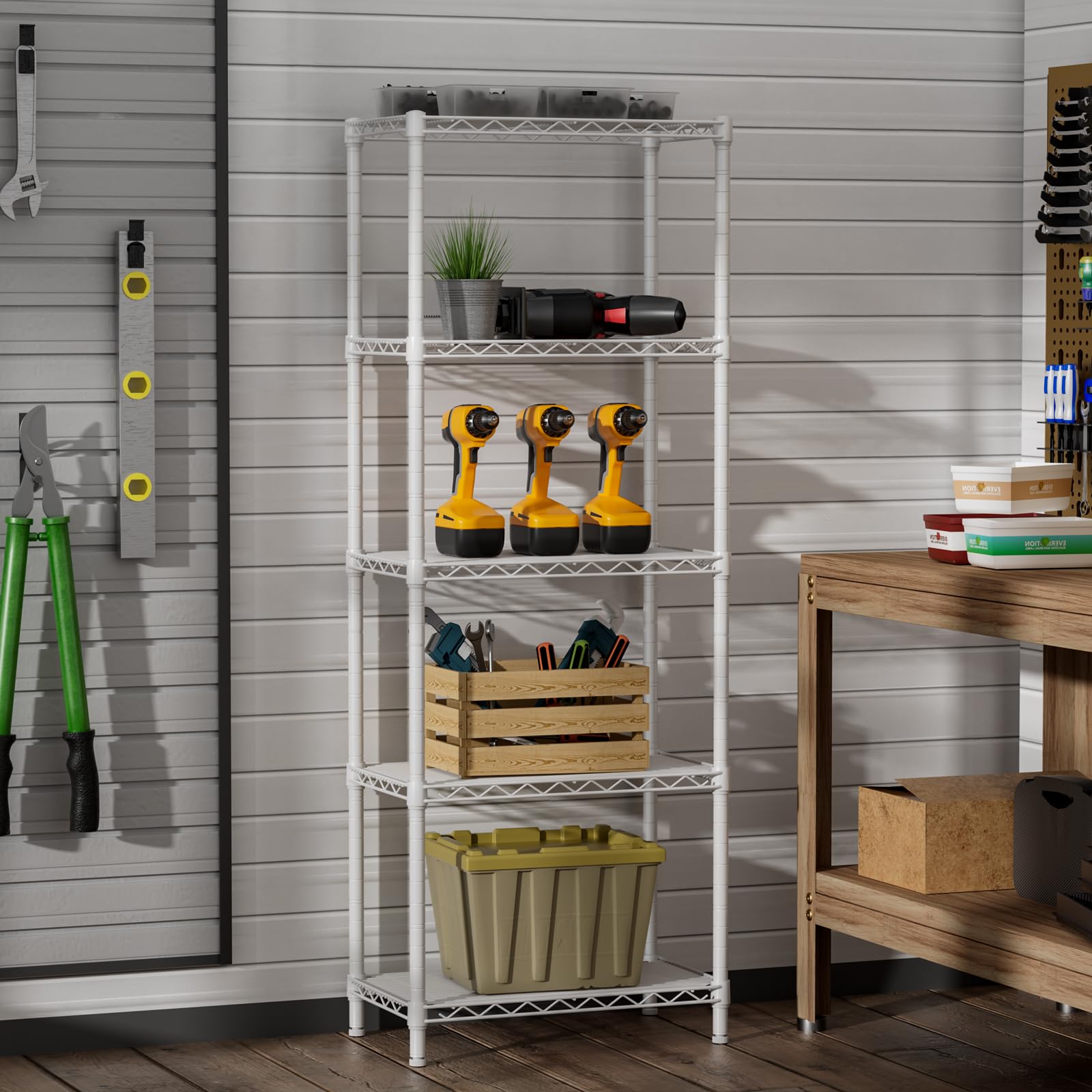 SINGAYE durable-shelving-unit-easy-assembly for DIY setups.