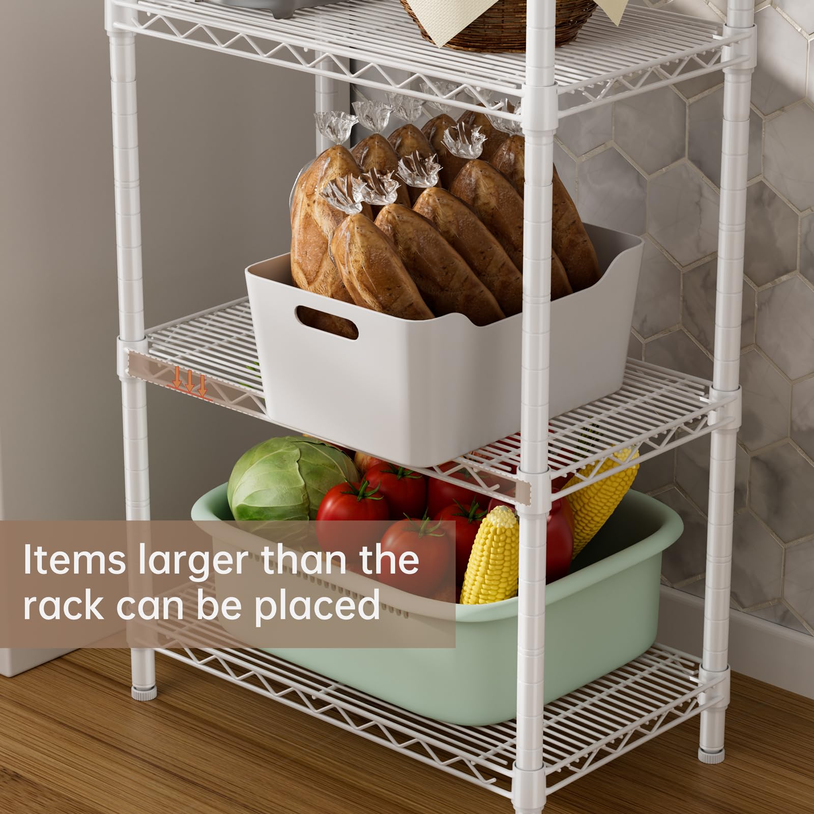 SINGAYE garage-storage-shelf-metal offers durable tool storage.