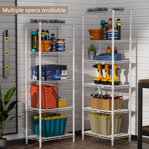 SINGAYE kitchen pantry shelving supports spice and can storage.