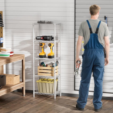 SINGAYE narrow-space-storage-shelves fit tight corners.