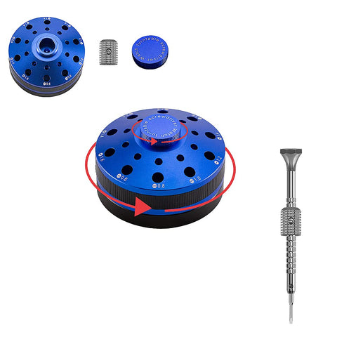 Singcci Phillips screwdriver 1-6mm for accurate cross screws.