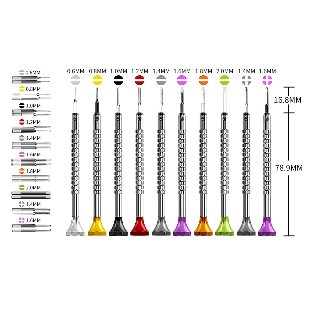 Singcci precision flat screwdriver 0-6mm ideal for delicate watch components.