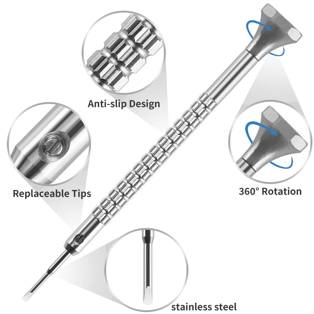 Singcci precision flat screwdriver 2-0mm for broader flats and adjustments.