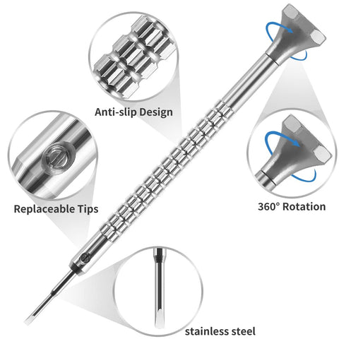 Singcci precision flat screwdriver 2-0mm for broader flats and adjustments.