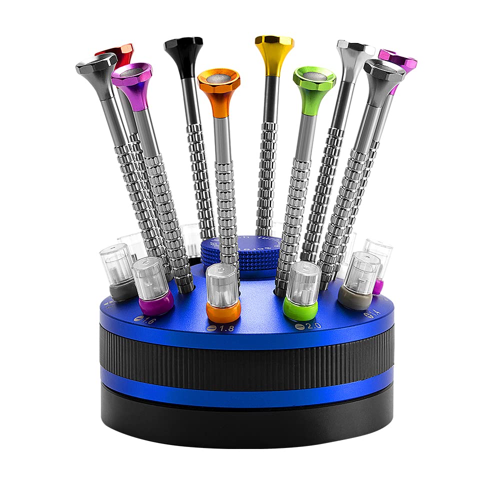 Singcci watch screwdriver set in case for organized tool storage and quick access.
