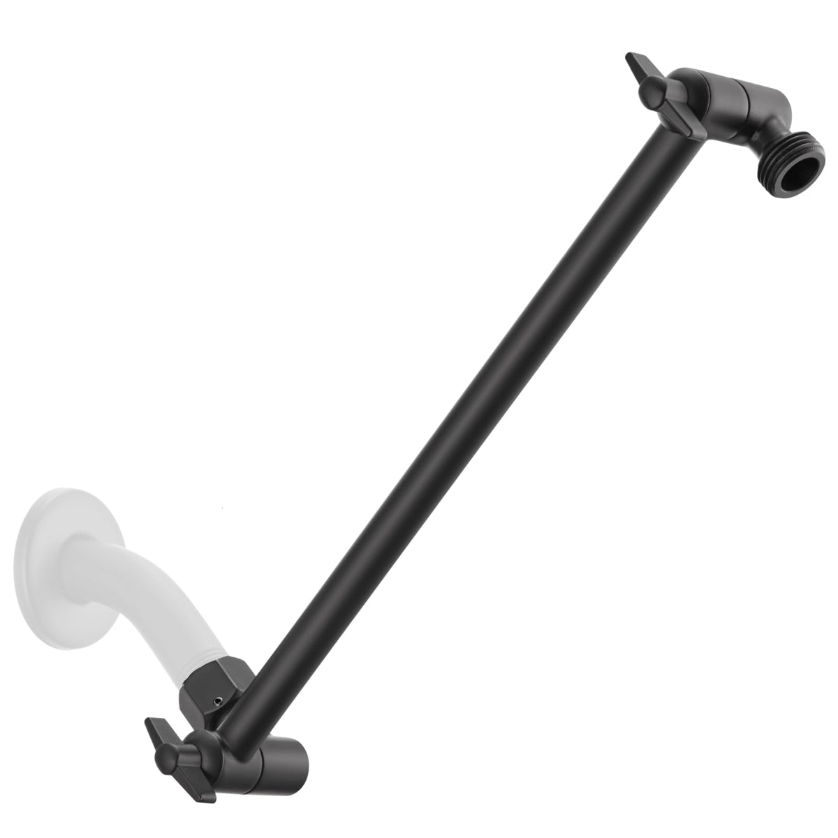 Singing Rain 11in adjustable shower arm for versatile height and angle