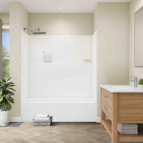 Singing Rain brass nickel-brushed finish resists fingerprints and water spots