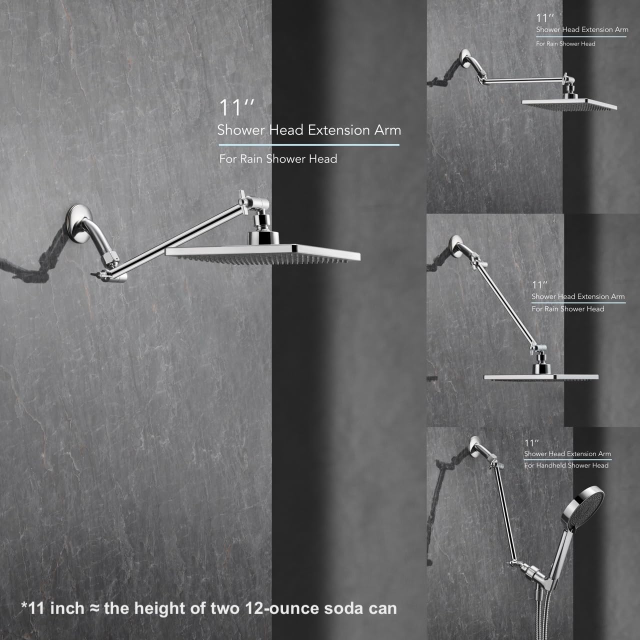 Singing Rain solid brass construction delivers durable, long-lasting support.
