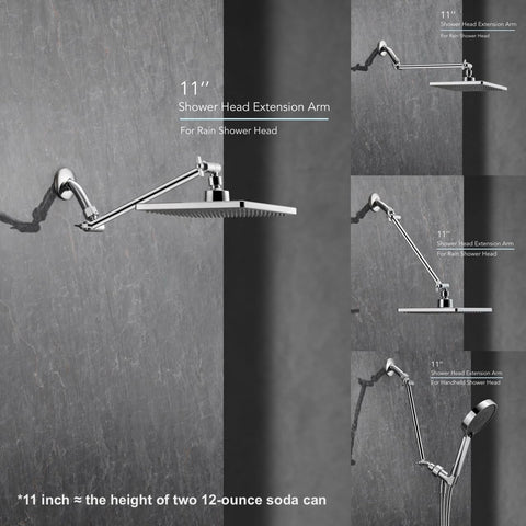 Singing Rain solid brass construction delivers durable, long-lasting support.