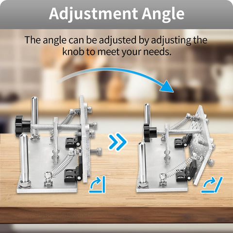 Singring adjustable angle knob enables precise sharpening setup