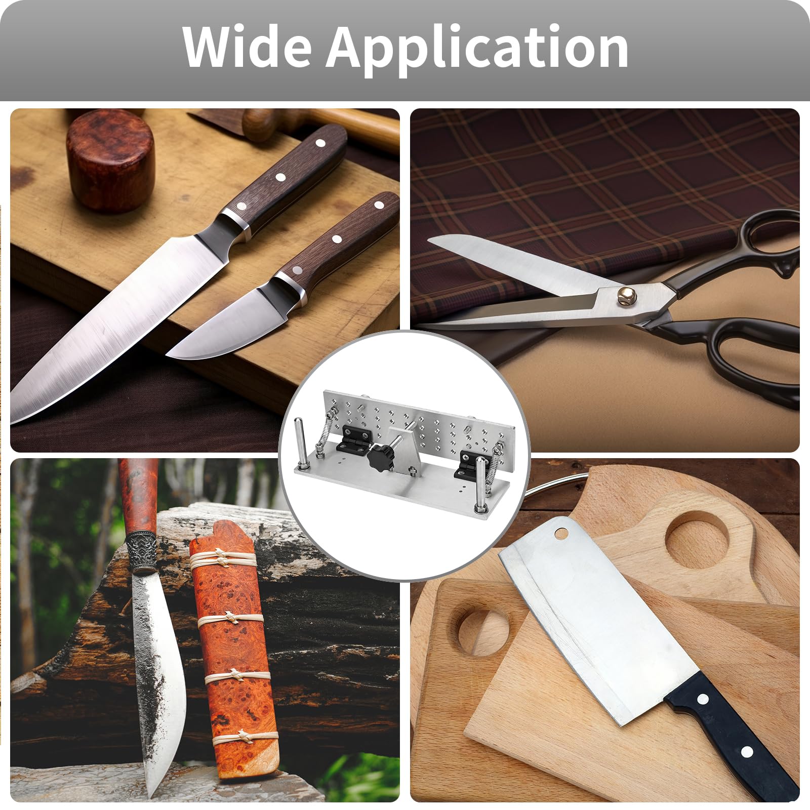Singring compatible with belt sander for versatile sharpening workflows
