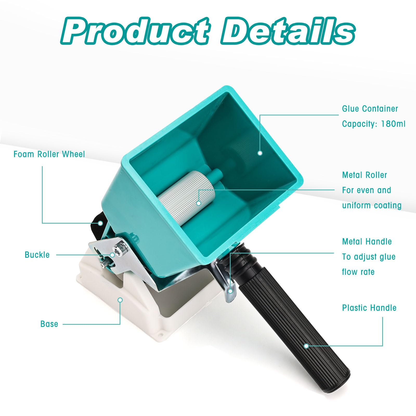 Singring glue applicator adjustment rod demonstrates customizable flow