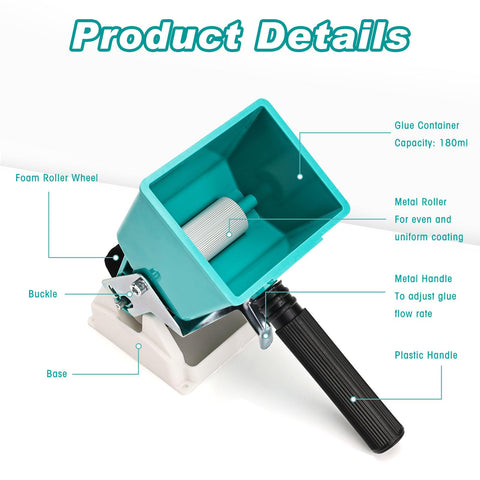 Singring glue applicator adjustment rod demonstrates customizable flow