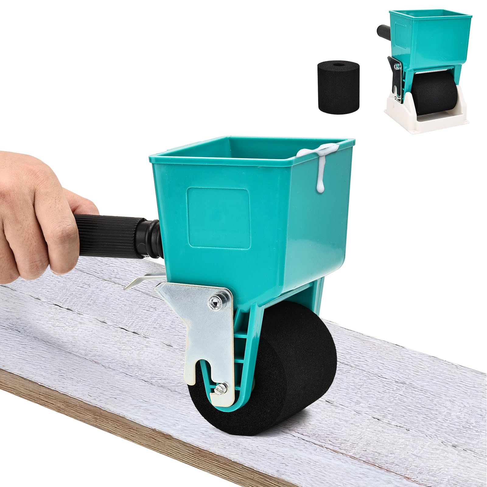 Singring glue applicator roller close-up for precise even coating