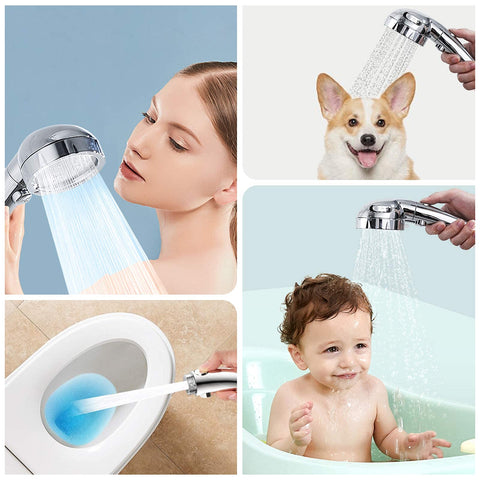 SINGSUO adjustable angle bracket enables hands-free shower with perfect tilt.