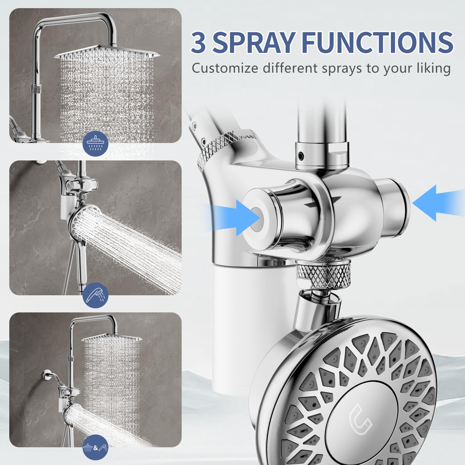 SINGSUO filtration media reduces chlorine and metals in water.
