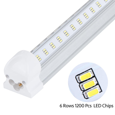 Singteam 6-row V-shape LED design delivers wide-angle illumination.