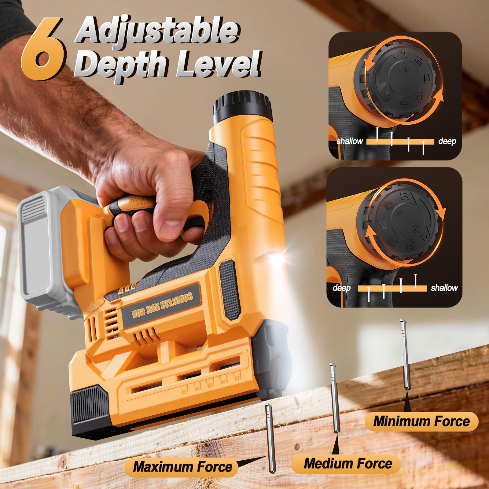 SINGTIP 2-in-1 nail and staple switch enables fast project changes