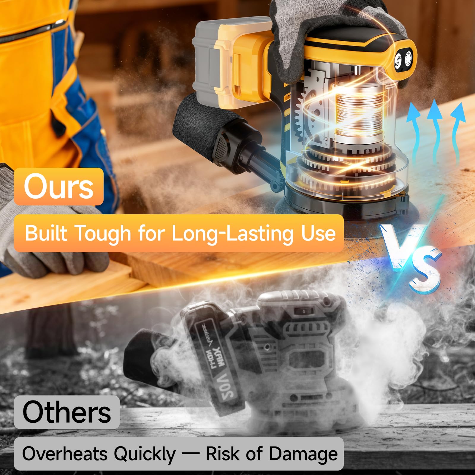 SINGTIP 8-port dust collection system indicates debris capture during use.