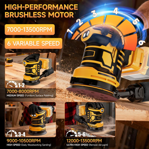 SINGTIP brushless motor close-up highlights cooler operation and longer life.