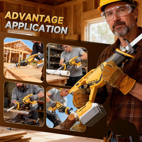 SINGTIP compact cordless saw design for easier handling on site