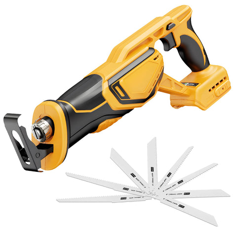 SINGTIP cordless reciprocating saw with DEWALT 20V MAX battery for flexible on-site cutting