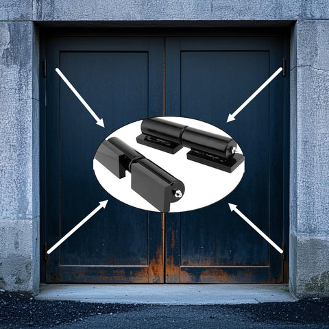 SINJEUN ball-bearing hinge operation promises smooth, quiet opening.