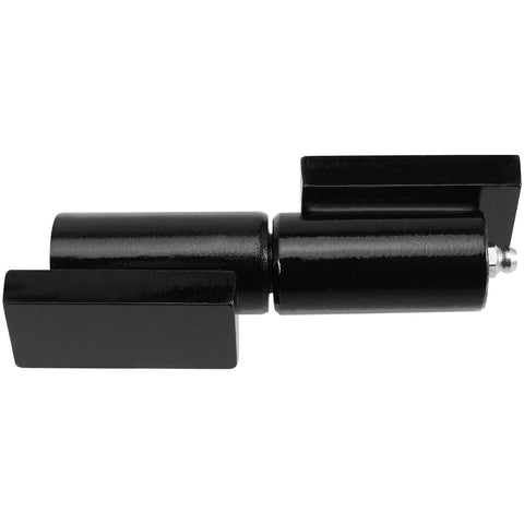SINJEUN swing gate hinge in use on residential or trailer ramp.