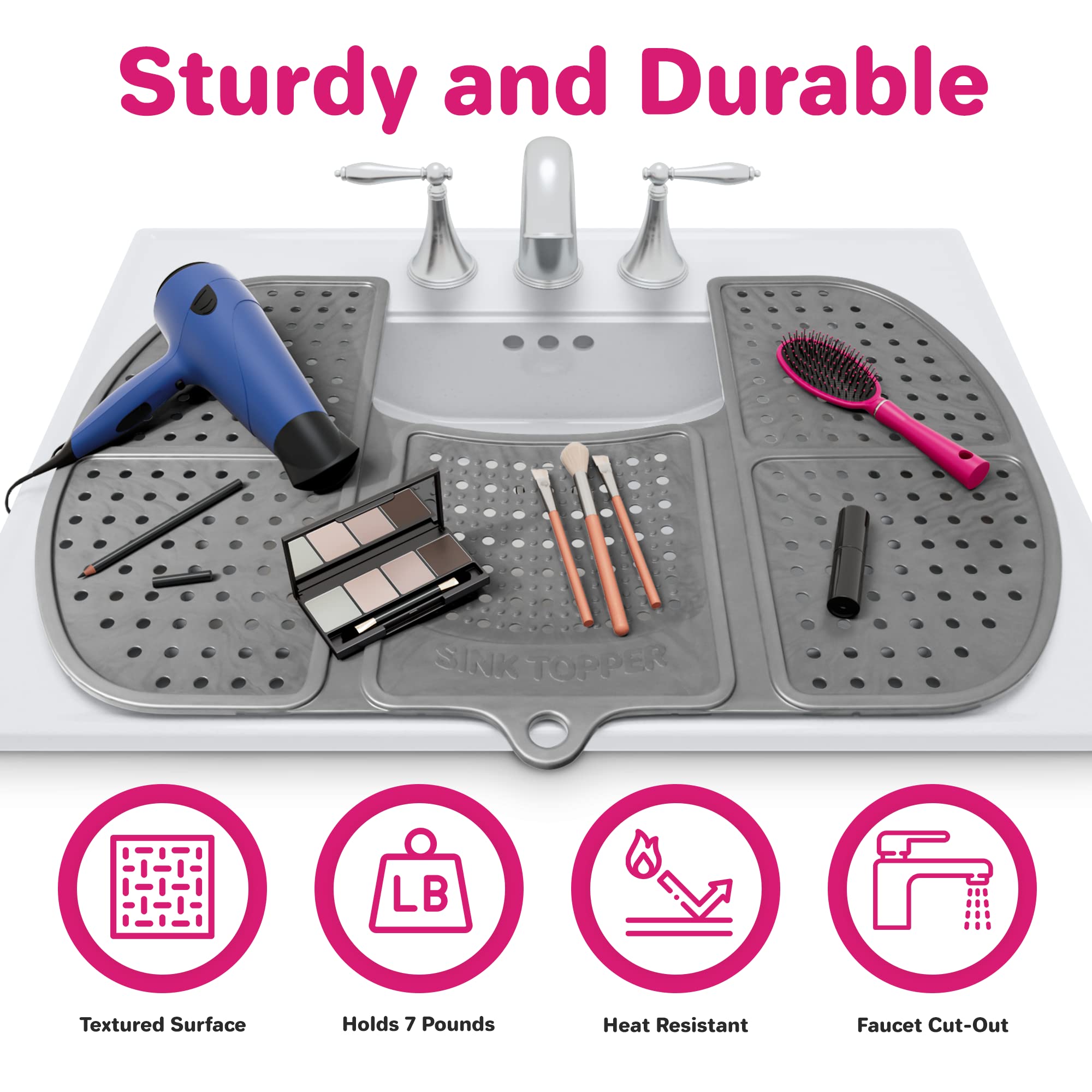 Sink Topper compact foldable design travels well for small spaces.