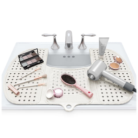 Sink Topper foldable silicone mat over sink adds instant prep space.
