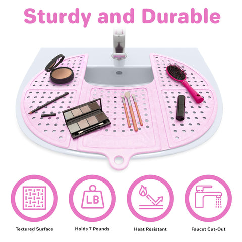 Sink Topper folds away for compact storage when not in use