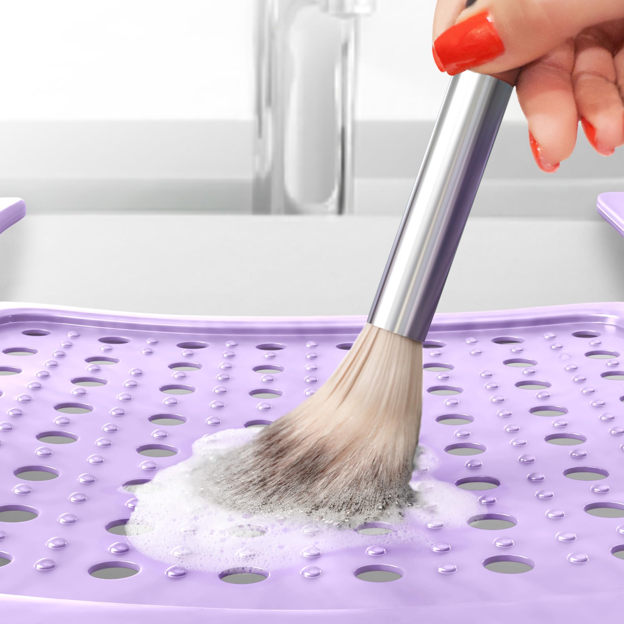 Sink Topper hot tool mat protects surfaces while styling