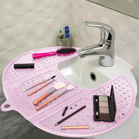Sink Topper textured cleaning surface refreshes brushes