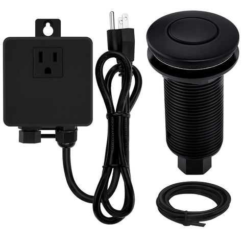 SINKINGDOM garbage disposal SinkTop air switch long button for easy surface control.