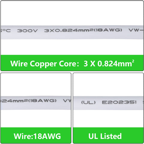 SinLoon 4-pack connecting wire with clips for easy lamp hookups.