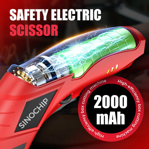 SINOCHIP electric scissors deliver 12000RPM for fast, clean cuts.